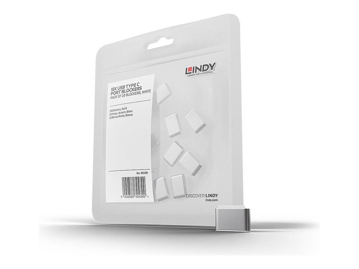 Lindy - Schloss für USB-C-Port - weiß (Packung
