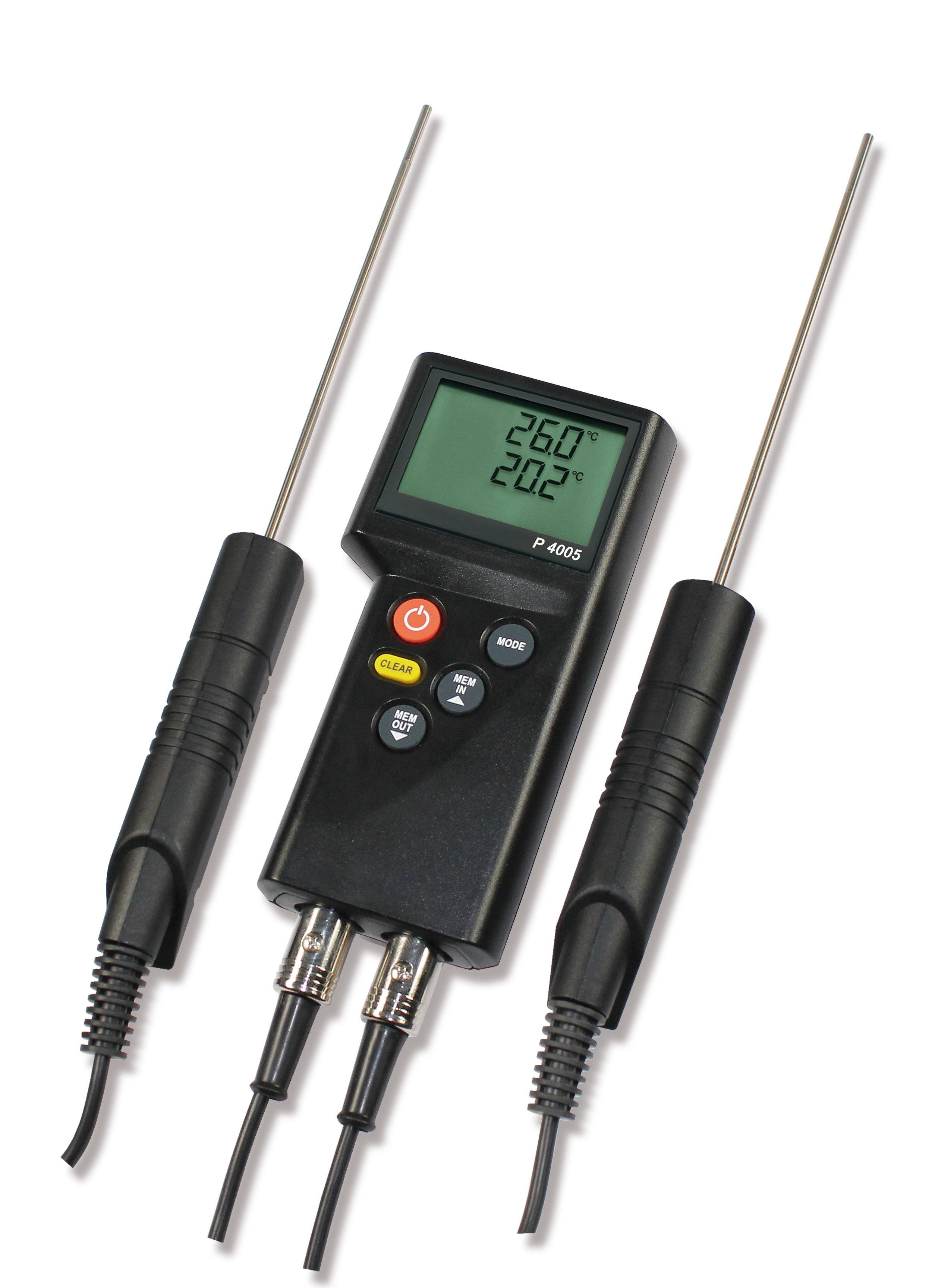 P4005 Profi-Thermometer, 2-Kanal, für PT100 Sensoren