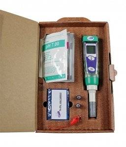 PH 1 Tester Kit Mess­ge­räte-Set zur Mes­sung von pH und Tem­pe­ra­tur.