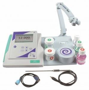 pH 8 Tischmessgeräte-Set inkl. Magnetrührer, ohne Elektrode