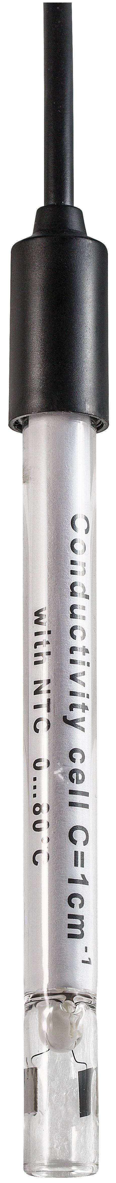 Leitfähigkeitsmesszelle VPT 80/1 mit BNC Stecker und Temperatursensor für Reinstwasser