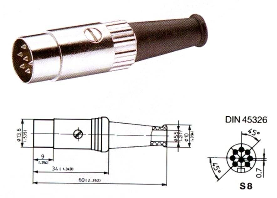Fühlerstecker für P400/P600/P700/T900-Serie