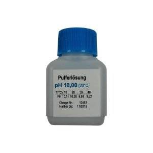 Pufferlösung pH10 zum Abgleich von Elek­trode mit Mess­ge­rät, pH10 250 ml Fläsch­chen