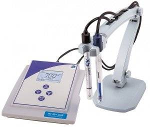 PC 62 DHS Set inklusive DHS pH-Elektrode 201T und Leitfähigkeitszelle 2301T