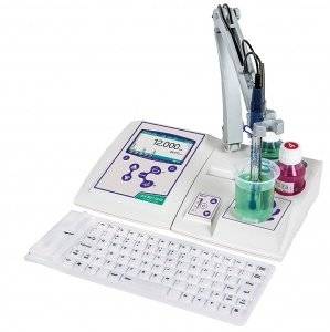 pH 80+ DHS Tischmessgeräte Set, mit DHS pH-Elektrode Standard T and magnet stirrer