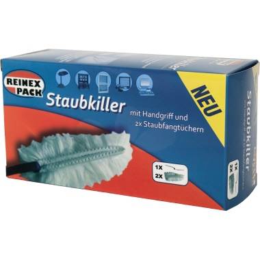 Reinex Staubmagnet Staubkiller 8173 Handgriff +2Tücher