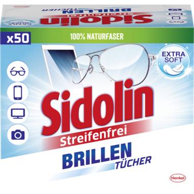 Sidolin Brillenputztuch 605611 50 St./Pack.
