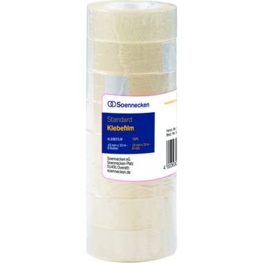 Soennecken Klebefilm 5847 19mmx33m transparent 8 St./Pack. - Artikel: 164224700
