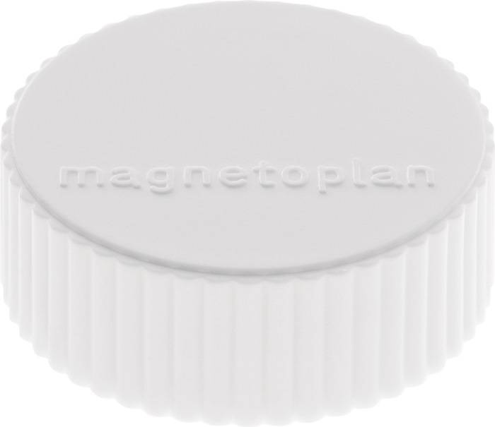 Magnet Super D.34mm weiß MAGNETOPLAN