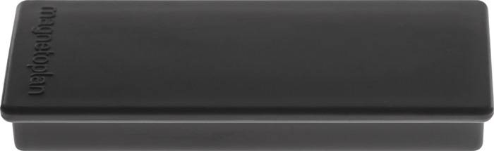 Ein schwarzes, glänzendes rechteckiges Panel mit dezenten horizontalen Linien, das im oberen Bereich das Licht reflektiert.