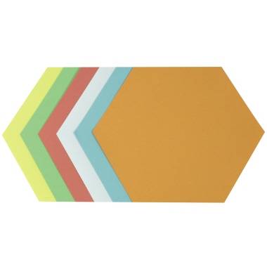 Soennecken Moderationskarte Wabe 4879 16,5x19cm sort. 250 St./Pack. - Artikel: 154227299