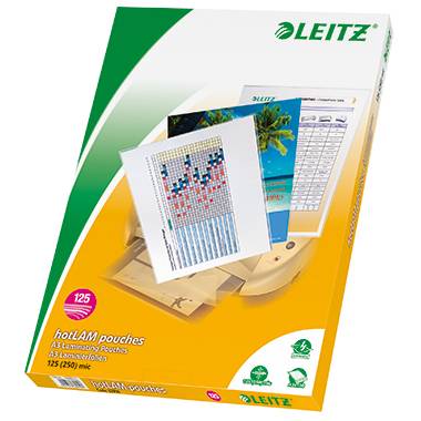 Leitz Laminierfolie 33950 DIN A3 125mic 100 St./Pack.