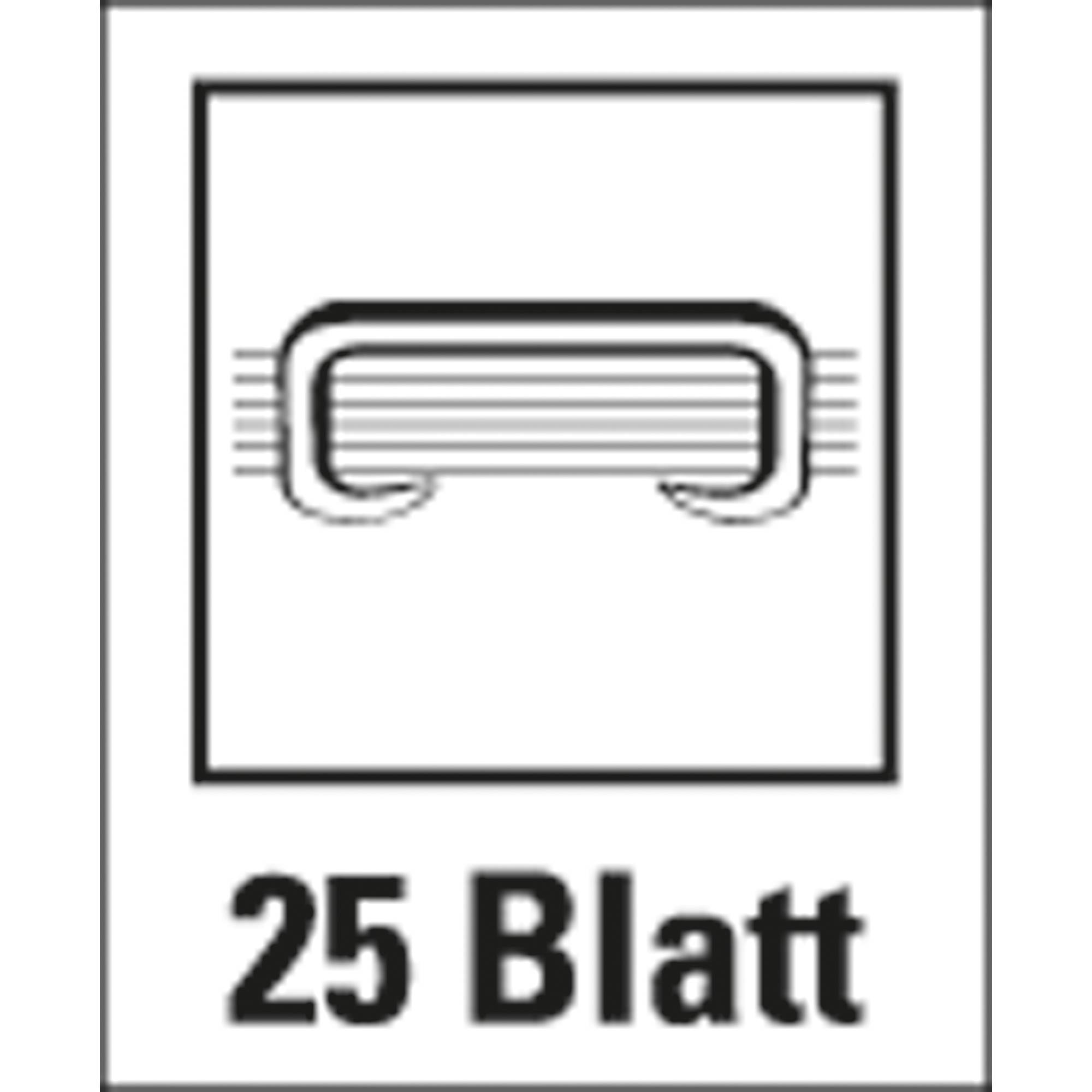 Soennecken Heftgerät 3163 bis 25Blatt Metall 24/6 26/6 blau