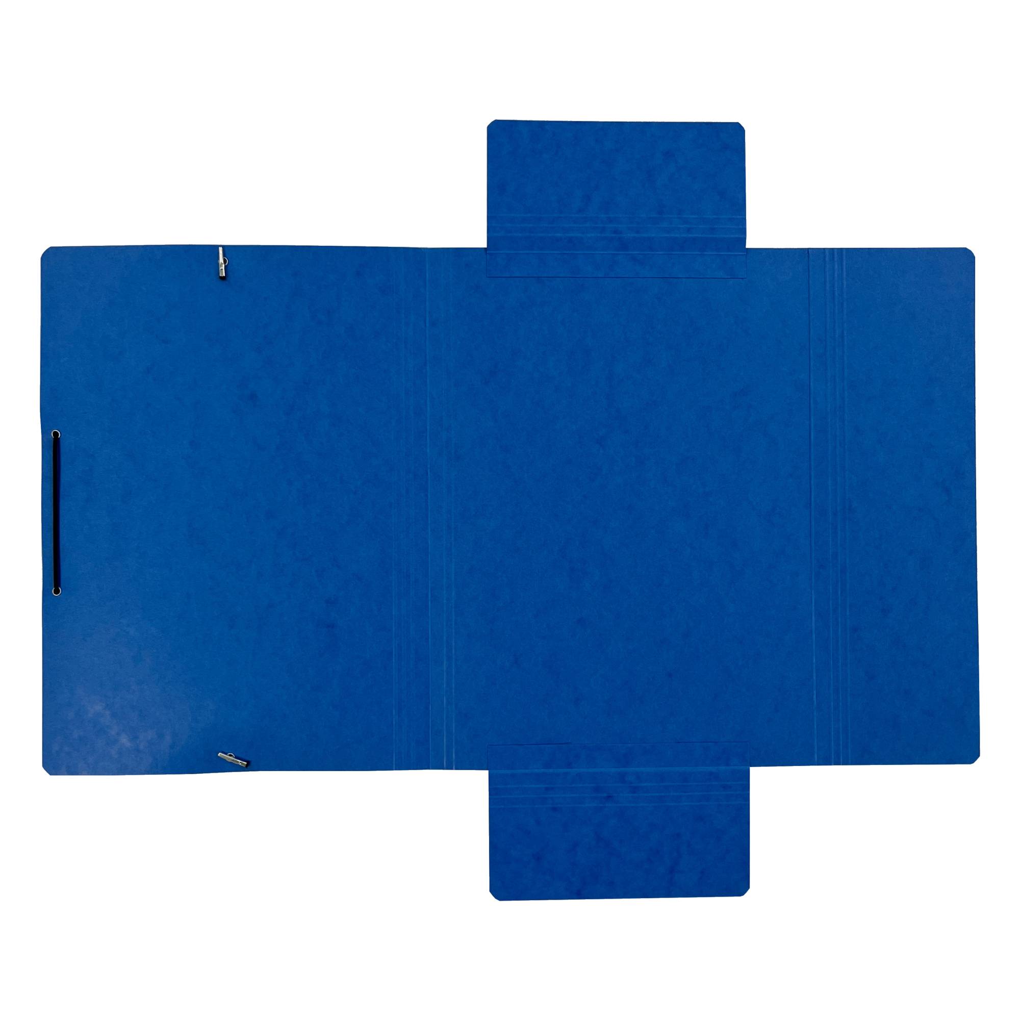 Soennecken Eckspanner 1473 DIN A4 3Klappen und Gummizug blau