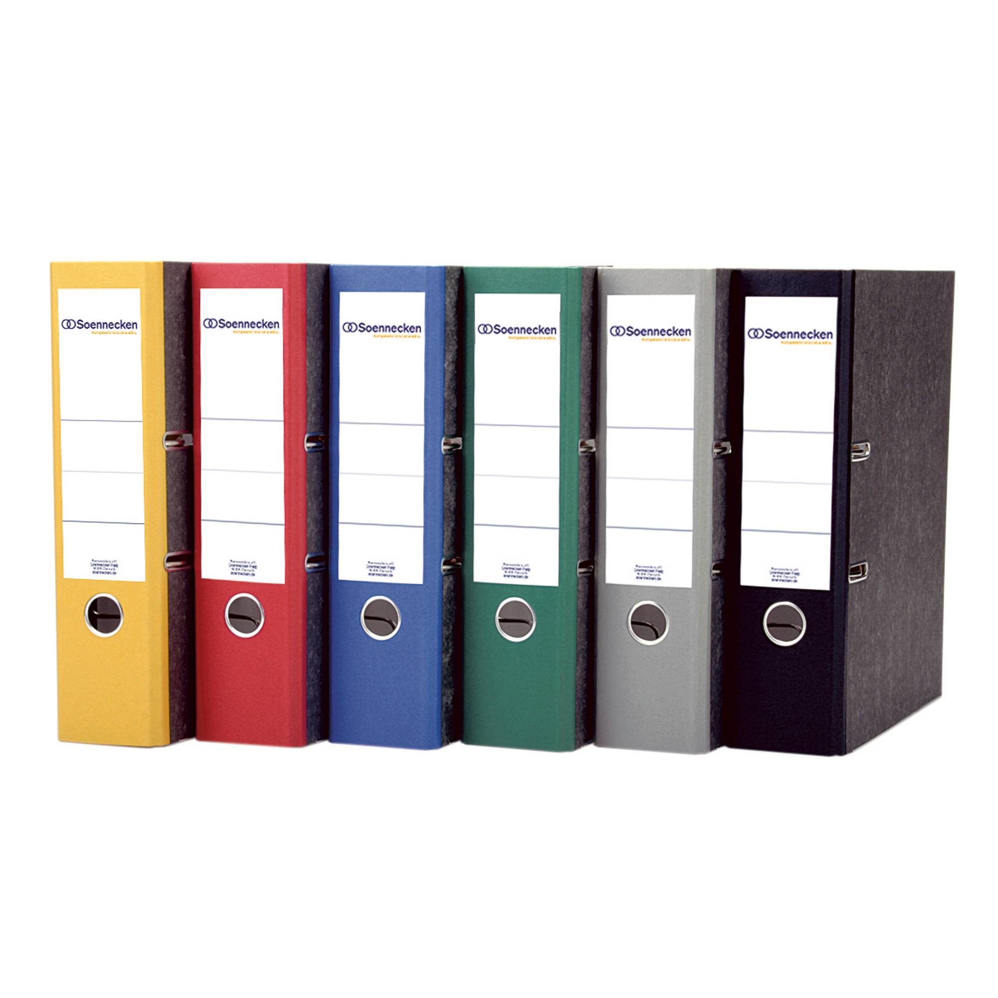 Soennecken Ordner 3322 DIN A4 80mm Pappe rot