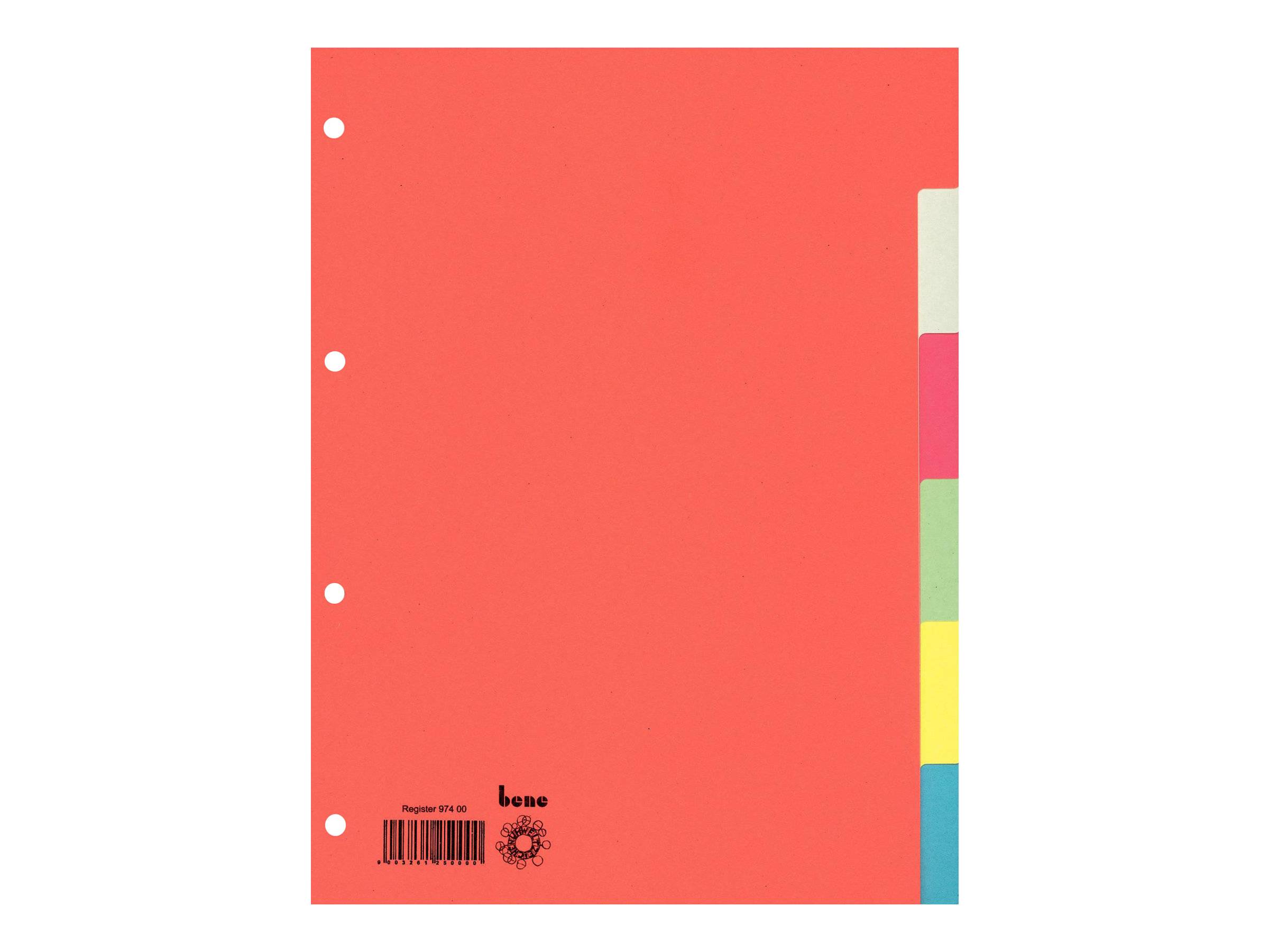 ESSELTE LEITZ - bene - Trennelement - 6 Teile - mit Register