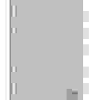 Durable 6410-10, Leerer Registerindex, Polypropylen (PP), Grau, Porträt, A4, 230 mm