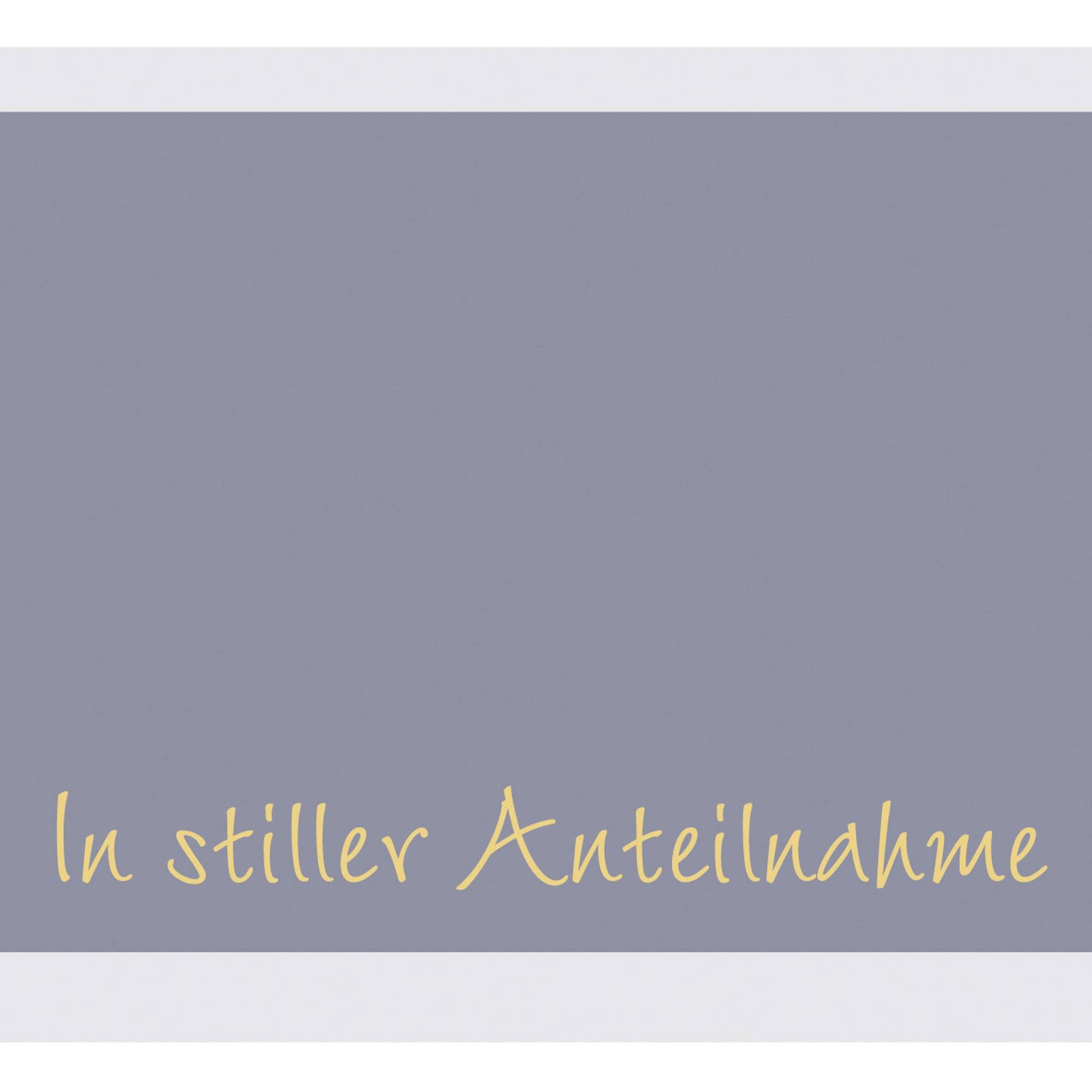 SIGEL Trauerkarte Anteilnahme DS208 DL 220g 10 St./Pack. +Umschläge