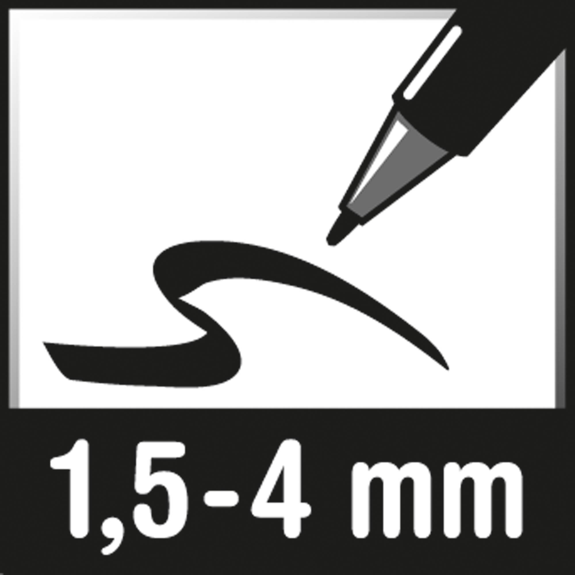 Boardmarker 3121 1,5-4mm Rundspitze blau