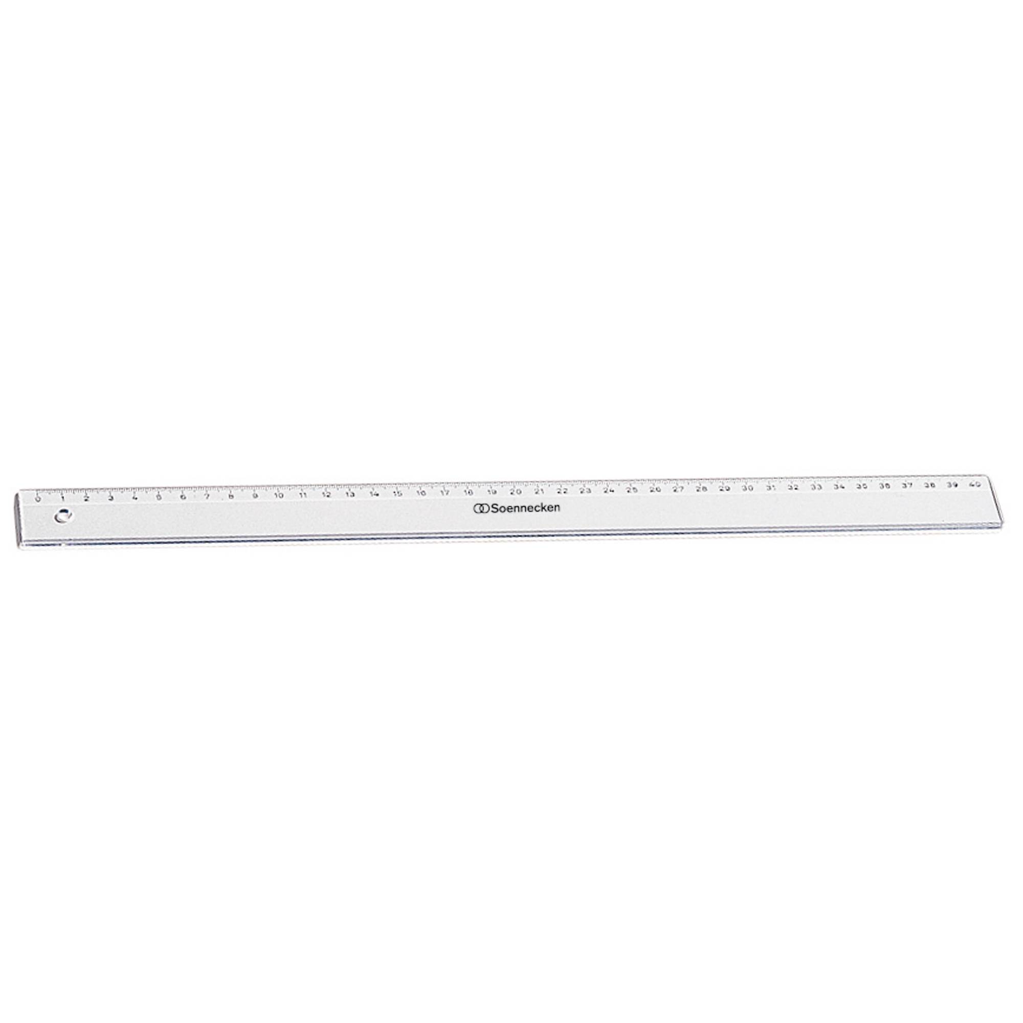 Soennecken Lineal 1826 50cm Kunststoff transparent