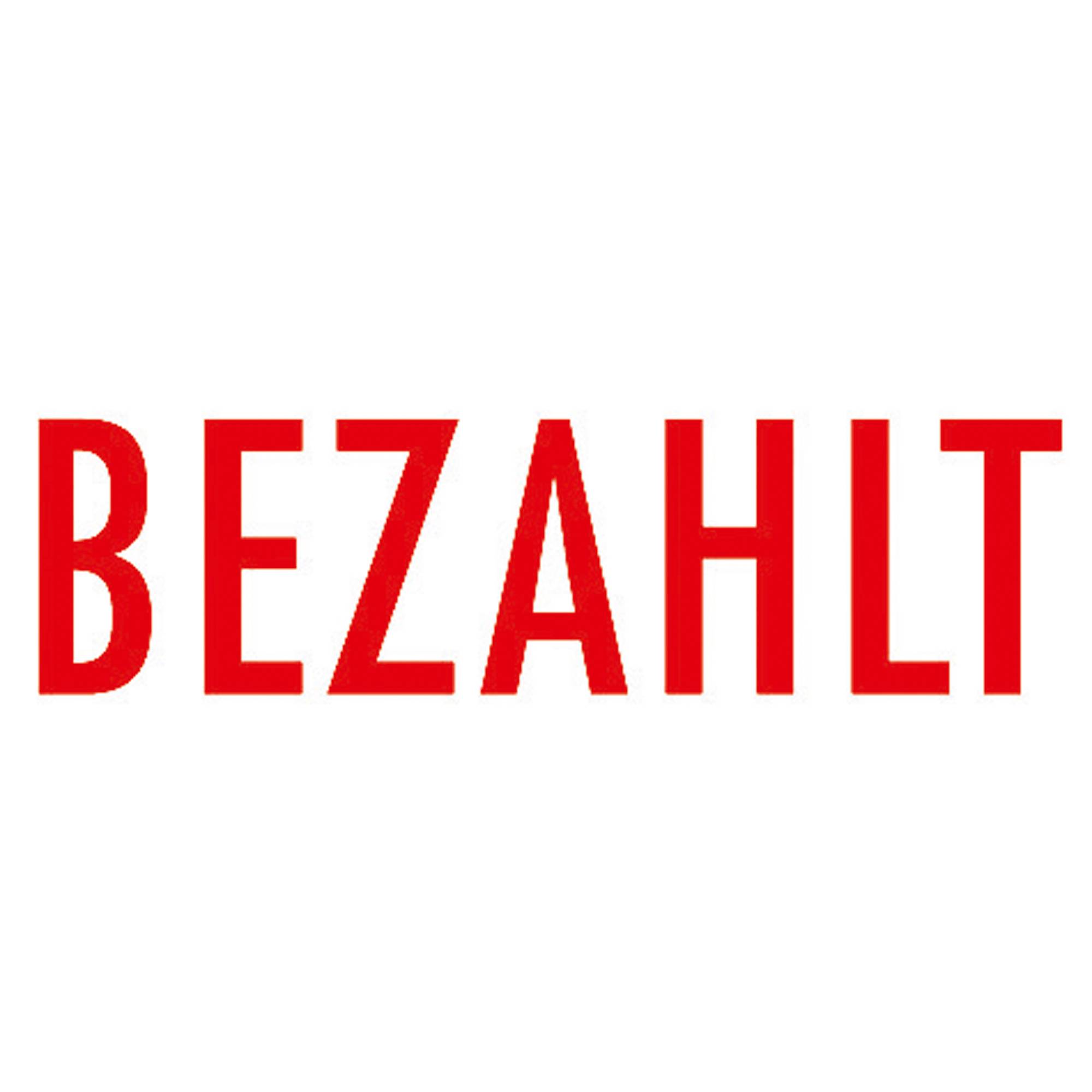 COLOP Textstempel Printer 20 BEZAHLT 100669 38mm Kunststoff rt