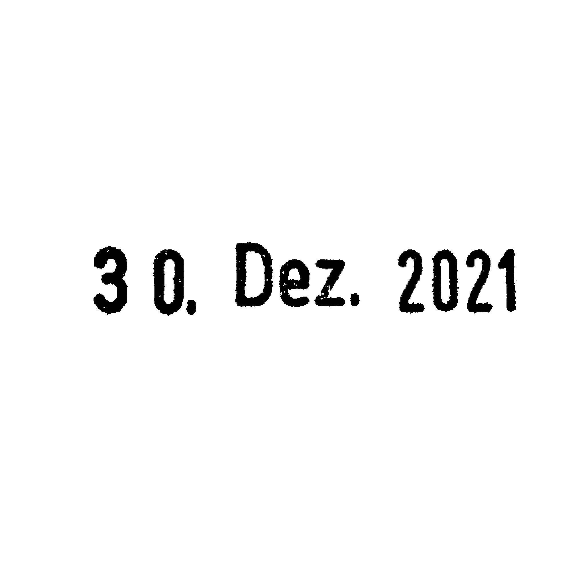 Soennecken Datumstempel 3831 Monat in Buchstaben 4x27mm