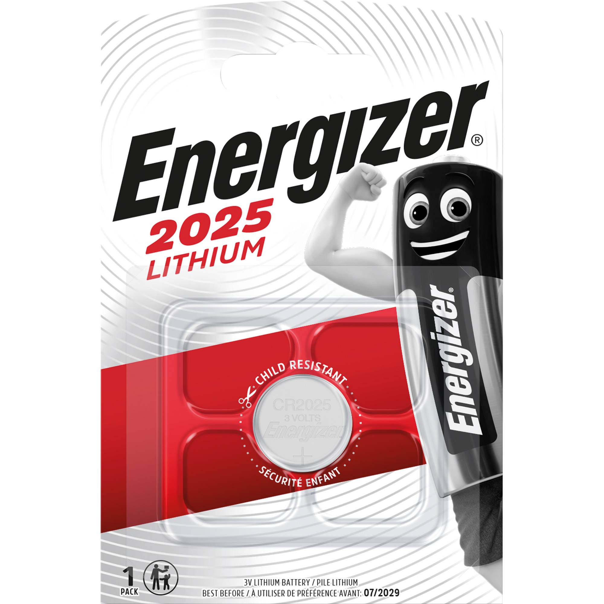 Energizer Spezialzelle Lithium CR 2025 E301021600