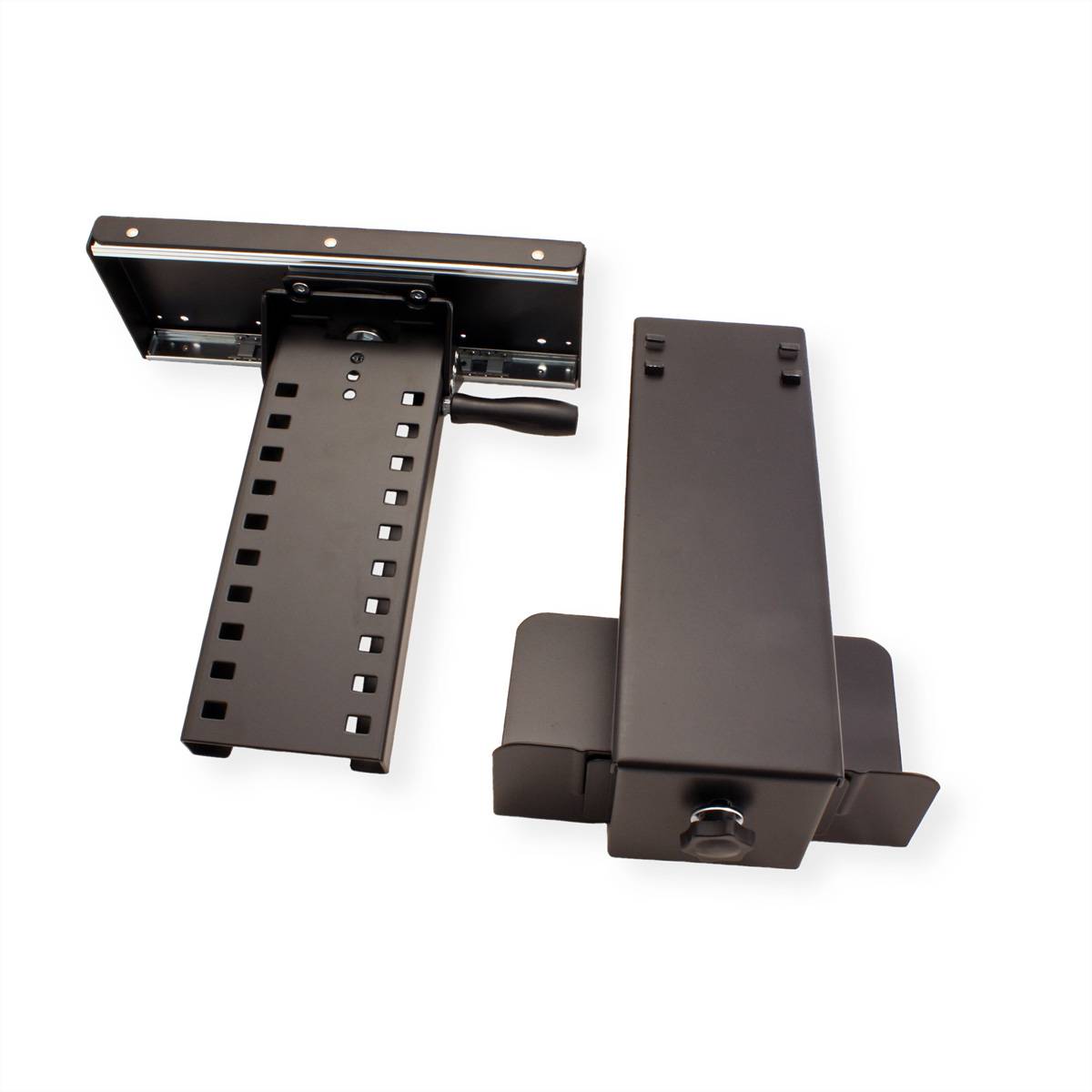 ROLINE Slim-PC-Halterung ausziehbar, drehbar, schwarz