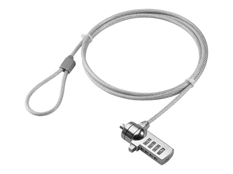 WENTRONIC - goobay PC LOCK 2 - Sicherheitskabelschloss
