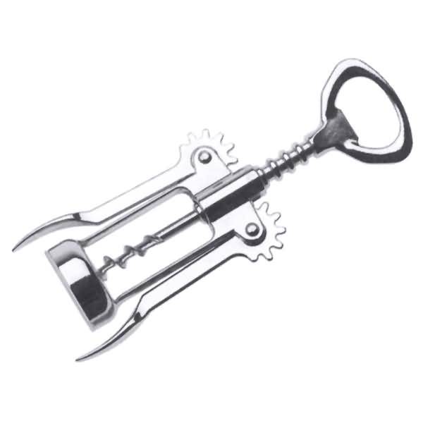 Hebelkorkenzieher 454/180 verchromt silber