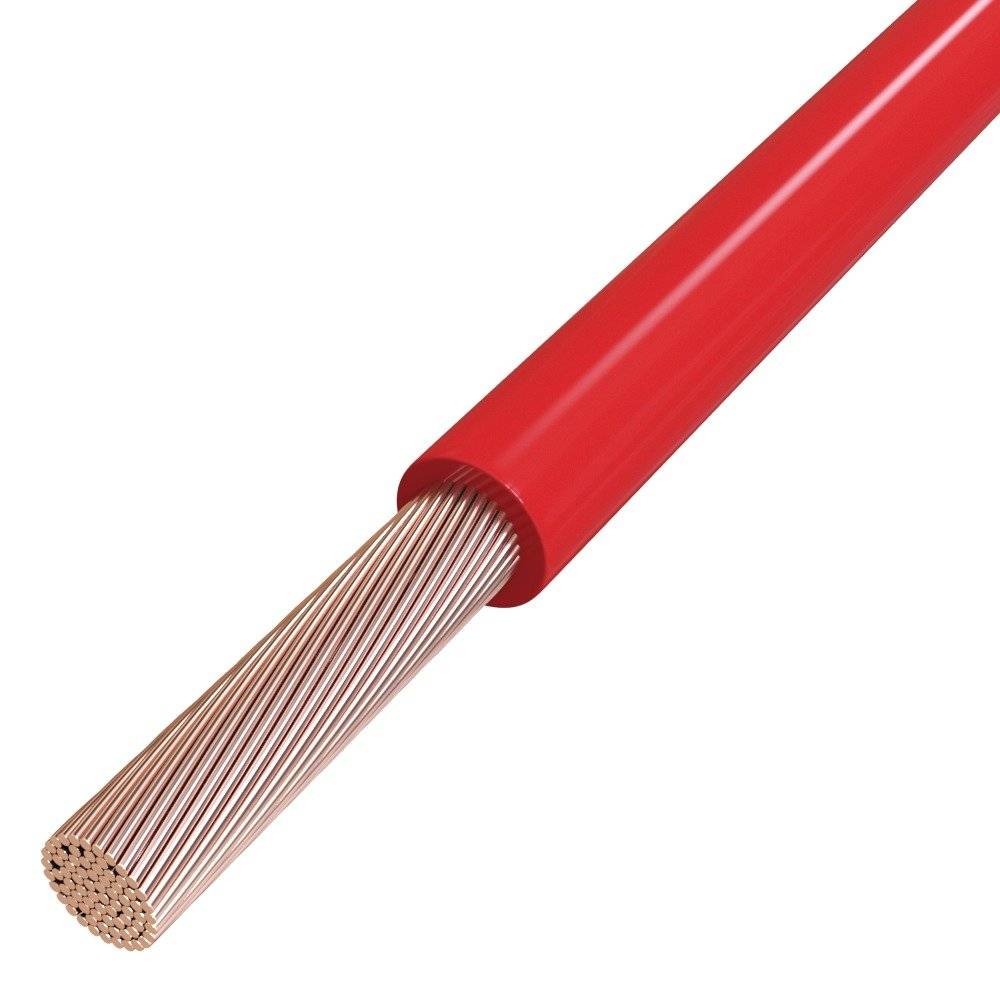 PVC-Aderleitung 0,75 rt Ring 100m Eca H05V-K 0,75 RT/R100 Kl.5