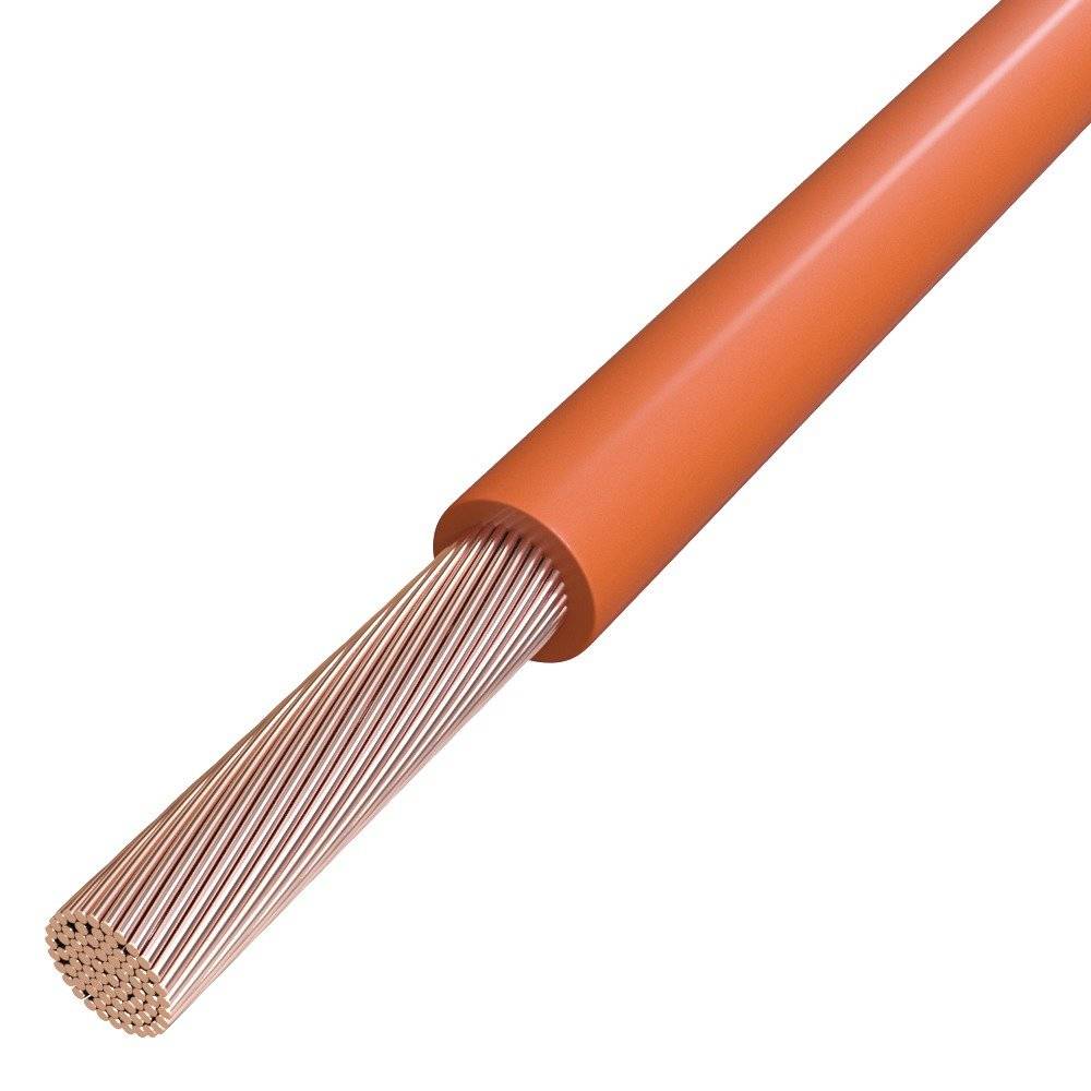 PVC-Aderleitung 1,5 or Ring 100m Eca H07V-K 1,5 OR/R100 Kl.5