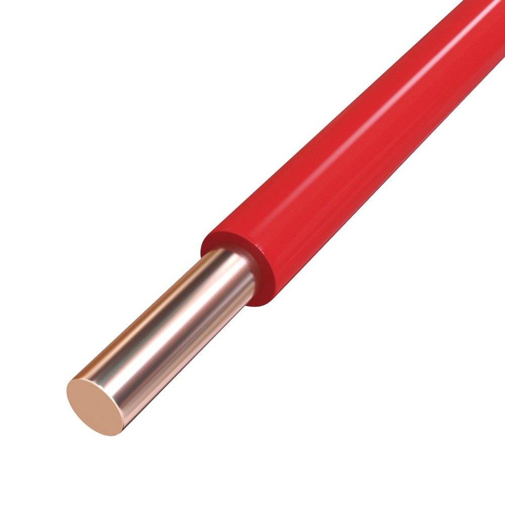 PVC-Aderleitung 1,5 rt Ring 100m Eca H07V-U 1,5 RT/R100 Kl.1