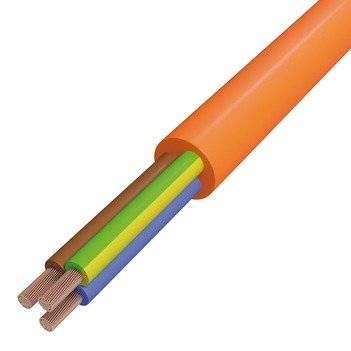 PUR-Schlauchleitung 3G1,5 or Trommel 500m H07BQ-F 3G1,5 OR/TR500 Fca rnd Farbe