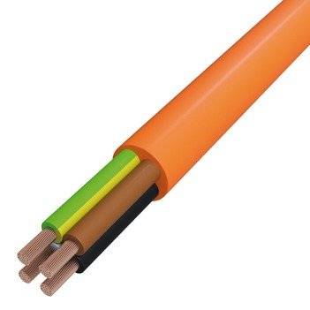PUR-Schlauchleitung 4G1,5 or R50 H07BQ-F 4G1,5 OR/R50 Fca rnd Farbe