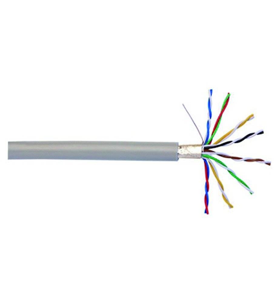 PVC-Schlauchleitung 4G0,75 sw R50 H03VV-F 4G0,75 SW/R50 Eca rnd Farbe