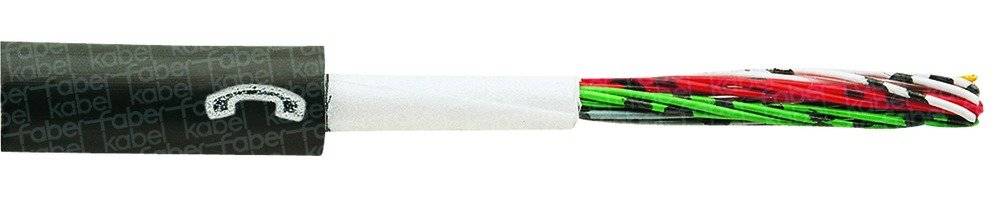 Fernmeldeaußenkabel 4x2x0,6 sw A-2YL2Y A-2Y(L)2Y 4x2x0,6/TR500 TR500