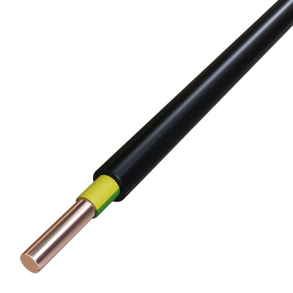 Starkstromkabel Eca 1x6RE sw Trommel 500m NYY-J 1x6RE SW/TR500 Cu