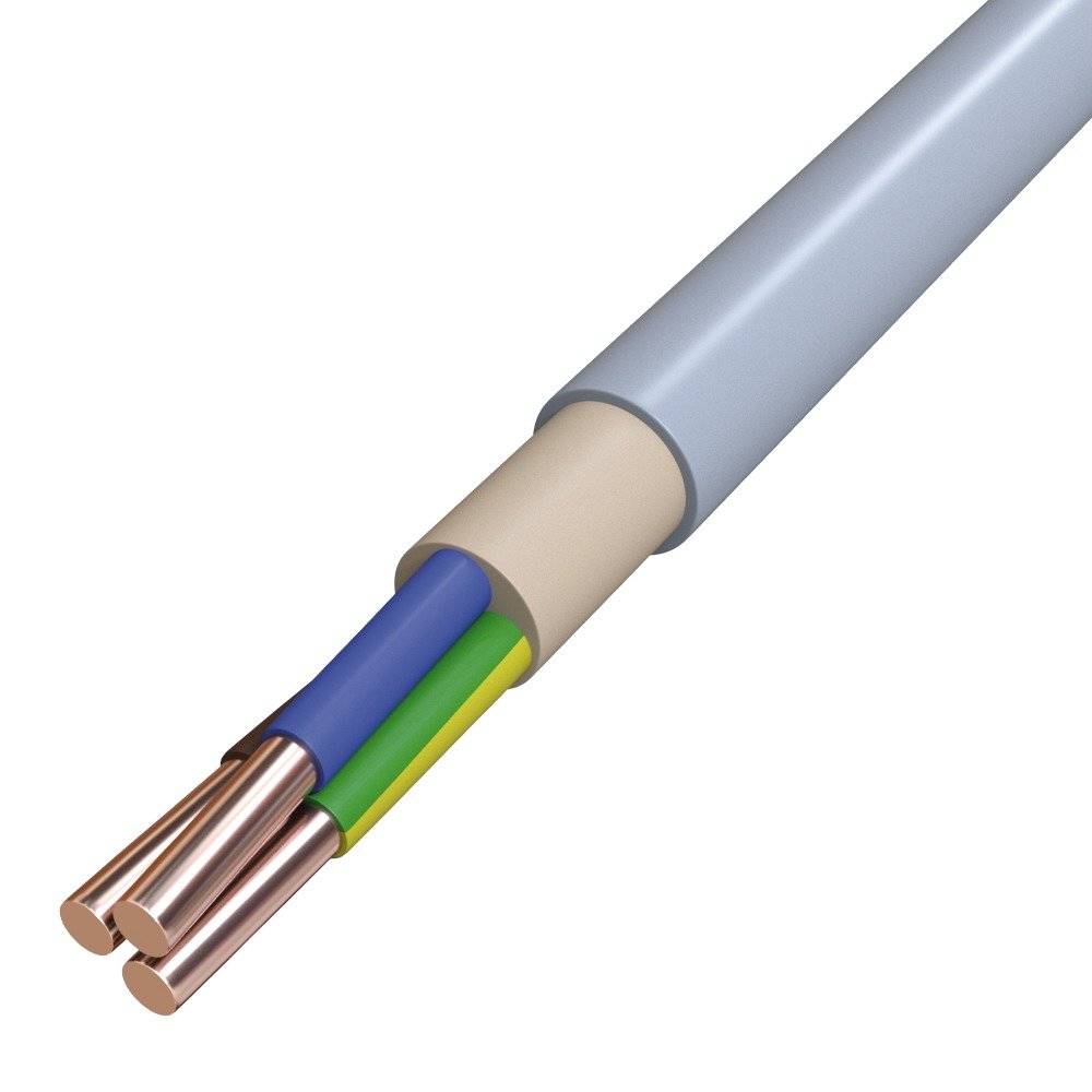 Mantelleitung 3x2,5 gr Dca hfr Cu NHXMH-J 3x2,5RE GR/R100 R100
