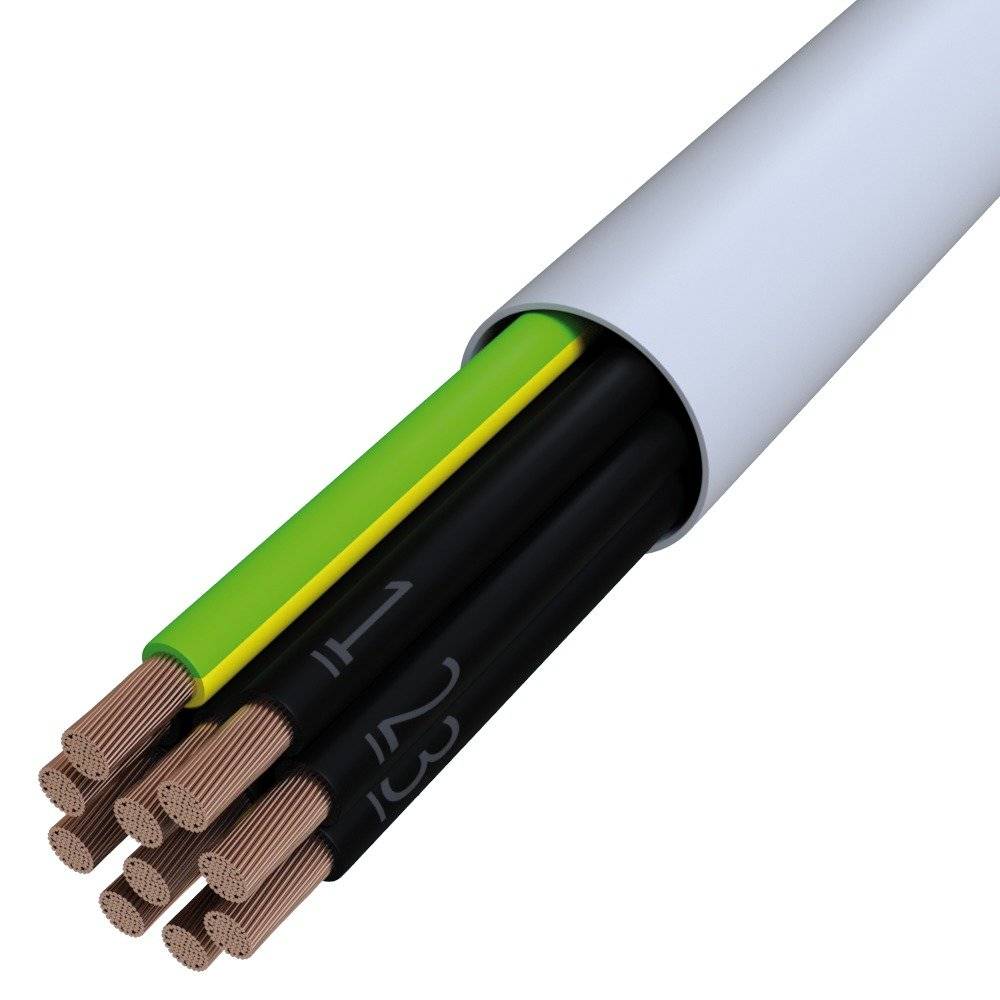 PVC-Steuerleitung 10G1 gr R100 Eca Y-JZ 10x1 gr/R100