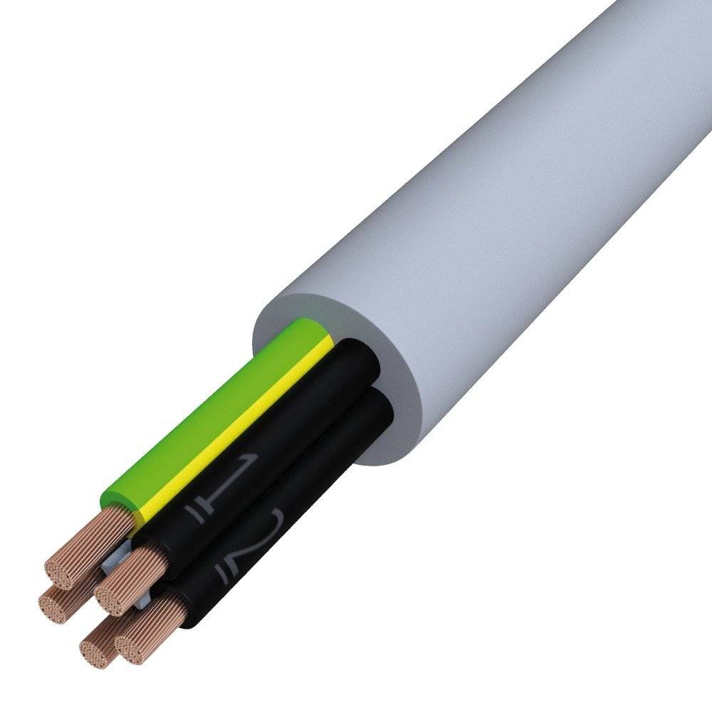 PVC-Steuerleitung 5G4 gr TR500 Eca Y-JZ 5x4 gr/TR500