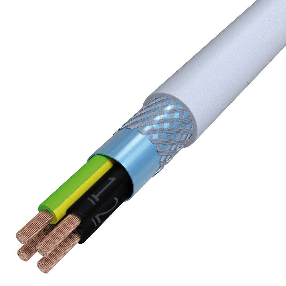 PVC-Steuerleitung 4G6 gr TRS Eca YSLYCY-JZ 4x6 gr/TRS