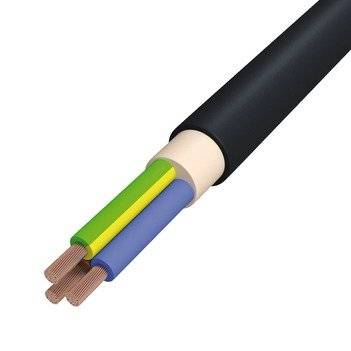 Gummischlauchleitung 3G1 sw R100 H05RN-F 3G1 SW/R100 Eca rnd Farbe
