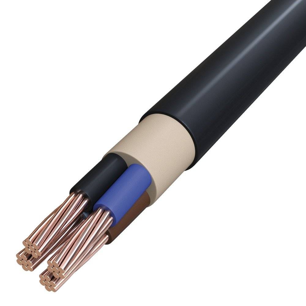 Starkstromkabel Eca 4x25RM sw Cu NYY-O 4x25RM SW/TR500 TR500