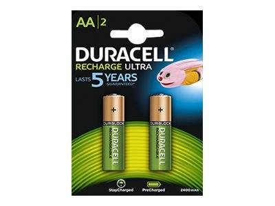 Duracell Recharge Ultra - Batterie 2 x AA-Typ - NiMH - (wiederaufladbar)
