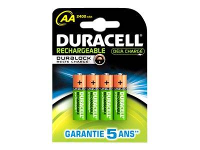 Duracell PreCharged - Batterie 4 x AA-Typ - NiMH - (wiederaufladbar)