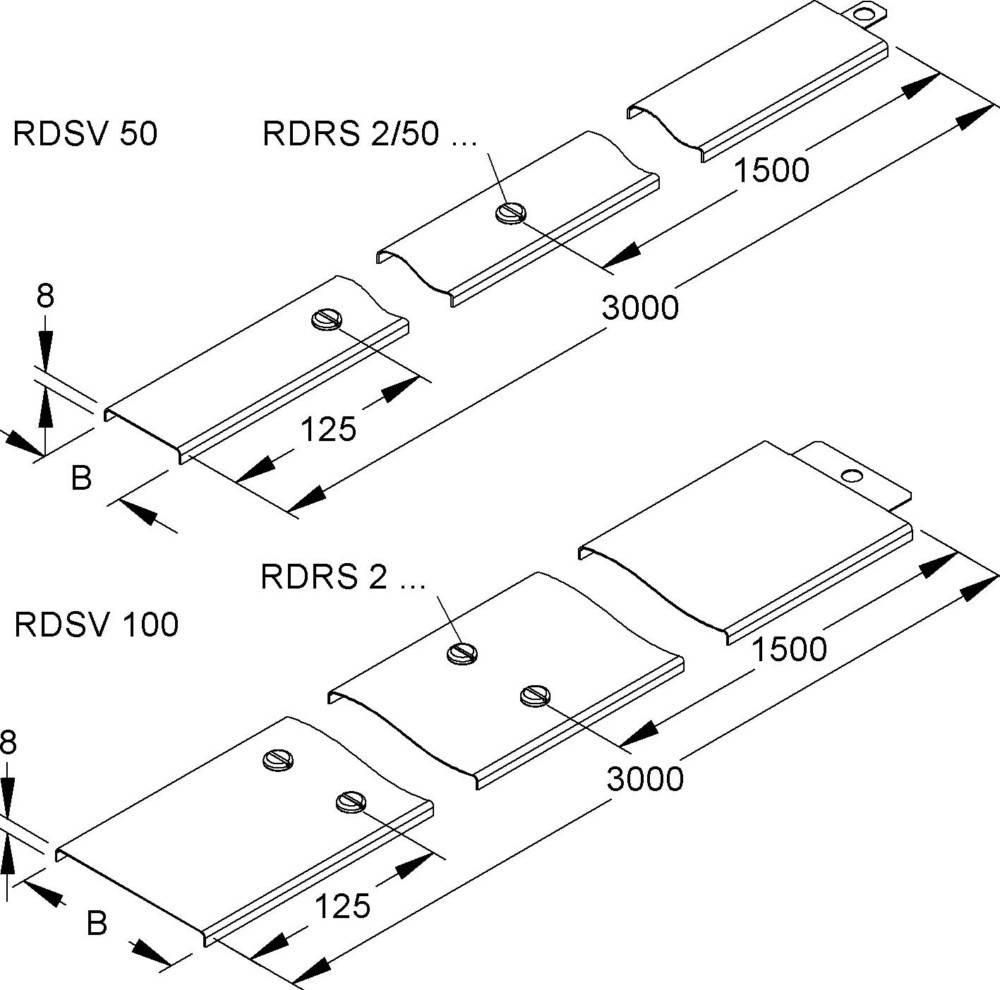 Niedax Abdeckung RDSV 50