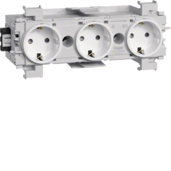 Tehalit Steckdose 3-fach GS3001 vws