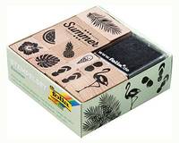 Folia 31101, Stempel-Set für Kinder, Holz