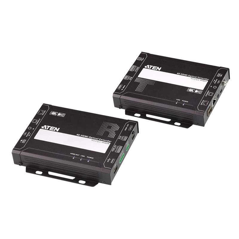 ATEN 4K HDMI Optischer Extender, 4k bei 300m (MM)